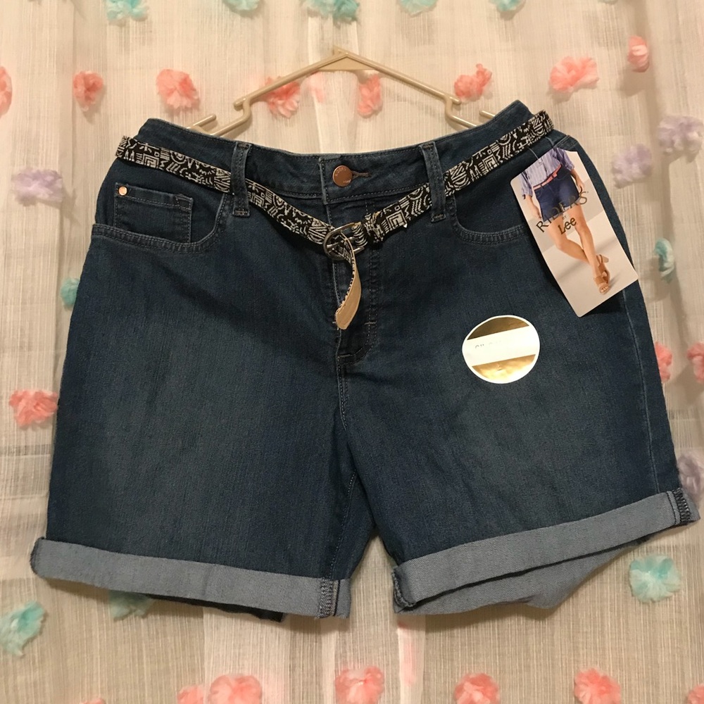 Mid rise riders by lee denim shorts